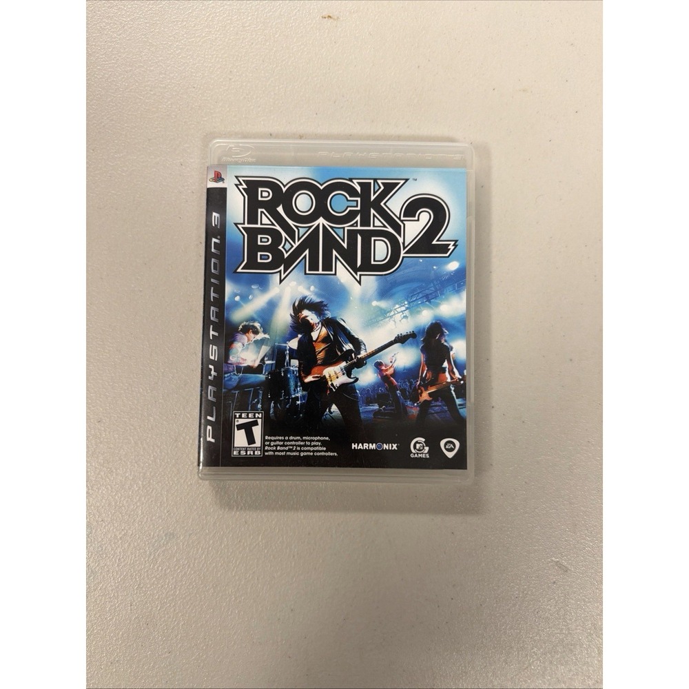 Rock Band 2 II Retail MTV Games Sony Playstation 3 PS3 LN perfect condition/